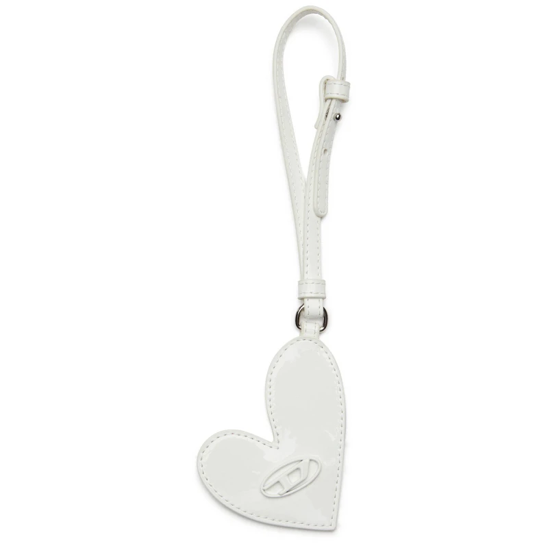Image of Diesel Womens Play Mirror Keyring White female One Size