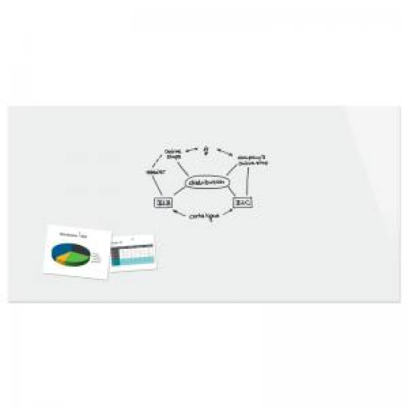 Image of Be!Board Magnetic Glass Drywipe Board Super White 2400x1200 DD - B1700