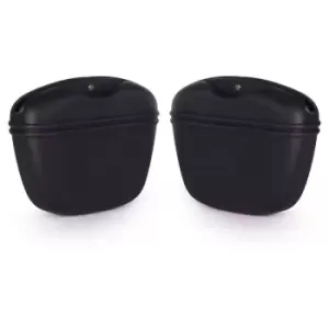 Image of Pet Treat Pouch Black - Set of 2 - Pukkr