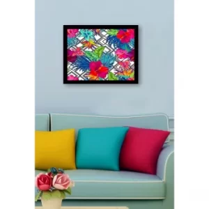 Image of SC1020 Multicolor Decorative Framed MDF Painting