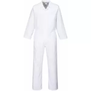 Image of Portwest - 2201 - White Food Industry Coverall Boiler Suit sz XXL Regular - White