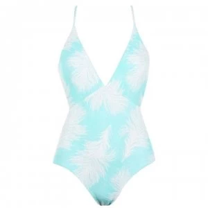 Image of Vix Swimwear Geom 1 Piece Swimsuit - Turquoise