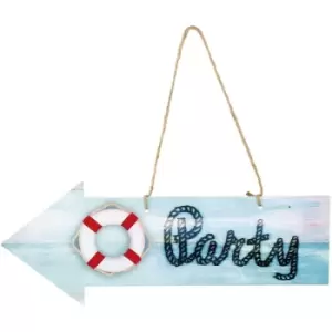 Image of Boland Navy Decoration Sign