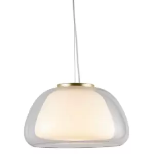 Image of Jelly Dome Pendant Ceiling Light Clear, E27