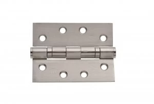 Image of Wickes Grade 13 Ball Bearing Hinge - Satin 102mm Pack of 2