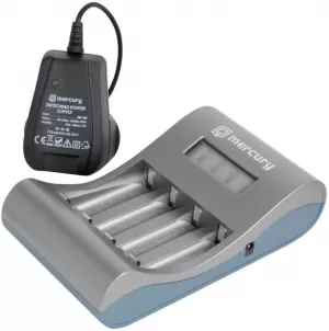 Image of Super Fast LCD Battery Charger UK Plug