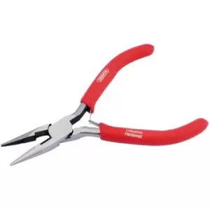 Image of Draper 125mm Long Nose Mini Pliers with PVC Dipped Handles