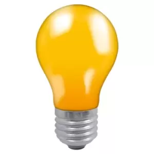 Image of Crompton Lamps 25W GLS E27 Dimmable Colourglazed IP65 Amber