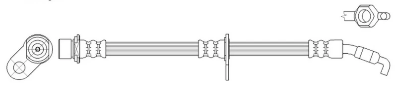 Image of K&K FT0036 Brake Hose Banjo Brake Hose (83)