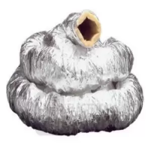 Image of MANROSE 152MM INSULATED ROUND HOSE (10M) - INSDUCT152