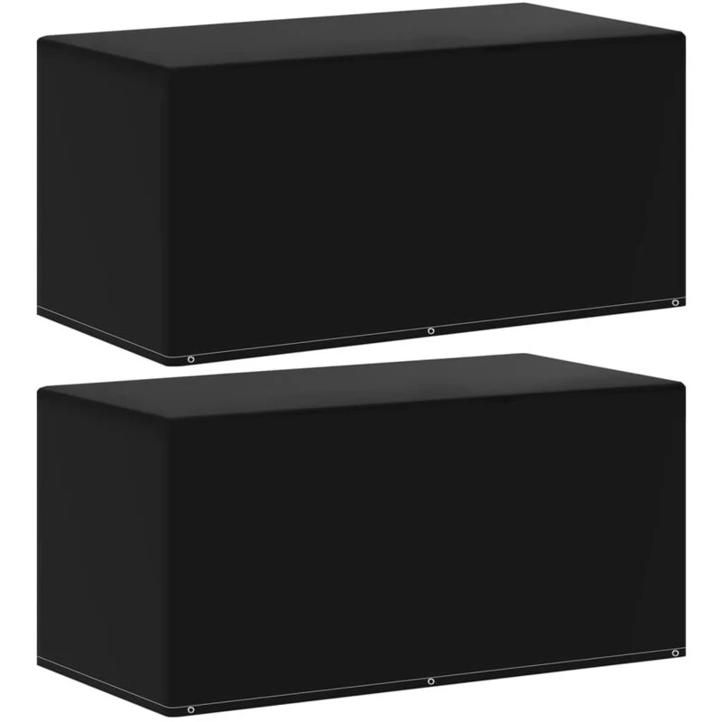 Image of VIDAXL Garden Furniture Covers 2 pcs 6 Eyelets 160x80x75cm vidaXL 8720286648766