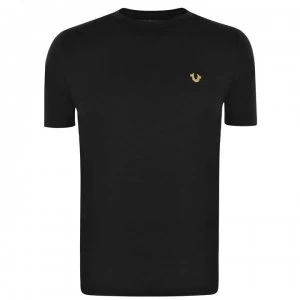 Image of True Religion Logo T Shirt - Black 1001