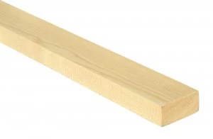 Image of Wickes Sawn Kiln Dried 22 x 47 x 2400mm Single