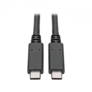 Image of Tripp Lite USB-C to USB-C Cable (M/M) - 3.1 5 Gbps 5A Rating Thunderbolt 3 Compatible 0.91 m