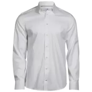 Image of Tee Jays Mens Luxury Stretch Long-Sleeved Shirt (S) (White)