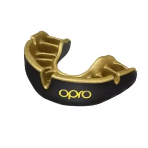 Image of Opro Gold Self-fit Gen4 Mouthguard (black/Gold , Adult)