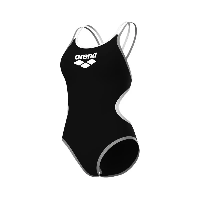 Image of Womens crossed back one Piece swimsuit Arena One Noir Female 32