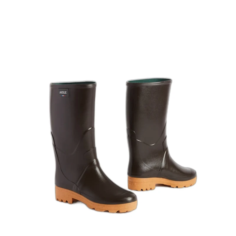 Image of Aigle Rain boots Aigle Chambord Pro I2 Marron Male 41