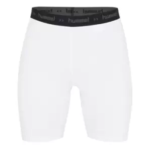Image of Hummel Baselayer Shorts Mens - White