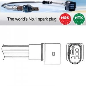 Image of NGK NTK Oxygen O2 Lambda Sensor LZA11-V3 LZA11V3 (1829)