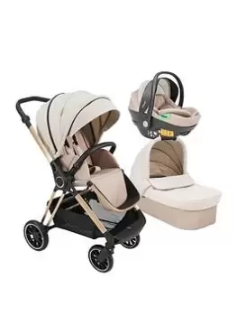 Image of My Babiie Mb250I Billie Faiers Oatmeal Herringbone Travel System