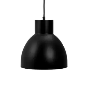 Image of Coast Dome Pendant Ceiling Light Diameter Matt Black 25cm