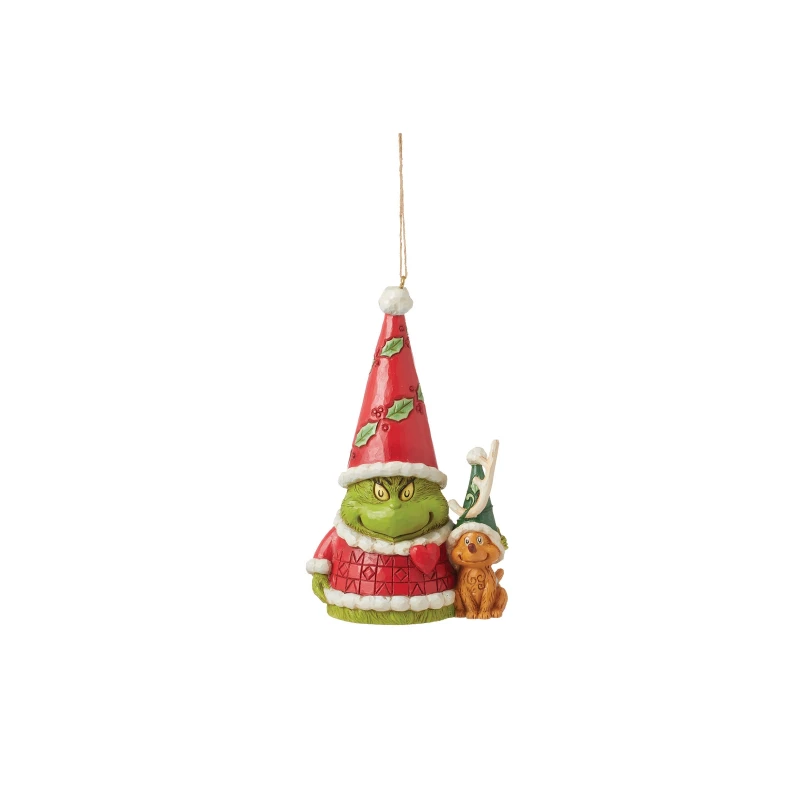 Image of 6015228 Grinch Gnome With Max Hanging Ornament - P6292