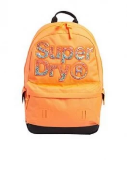 Image of Superdry Aqua Star Montana Rucksack, Orange, Women