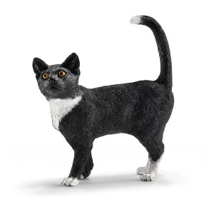 Image of SCHLEICH Farm World Cat Standing Toy Figure