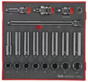 Image of Teng Tools TED9121 21 Piece EVA Impact 6 Point Socket Set