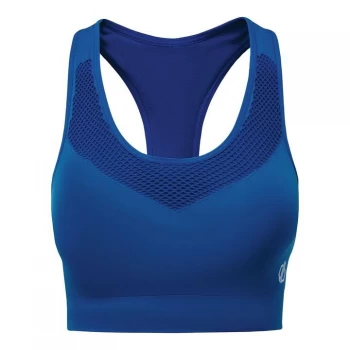Image of Dare2B Dont Sweat It Sports Bra - Petrol Blue