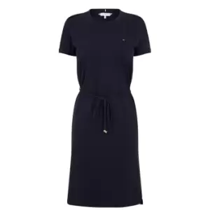 Image of Tommy Hilfiger T-Shirt Midi Dress - Blue