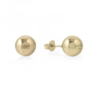 Image of Ladies Radley Gold Plated Sterling Silver Bliss Crescent Earrings