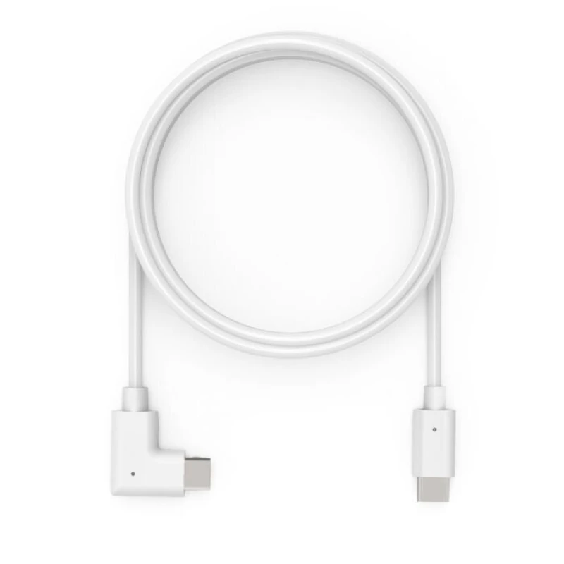 Image of Compulocks Compulocks 6ft Charge & Data USB-C to USB-C 90-Degree Cable Right Angle White 6FTALLUSBC