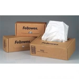 Image of Fellowes 121 143 Litres Shredder Bags 1 x Pack of 50 Shredders Bags