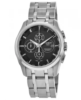 Image of Tissot T-Trend Couturier Black Chronograph Dial Mens Watch T035.627.11.051.00 T035.627.11.051.00