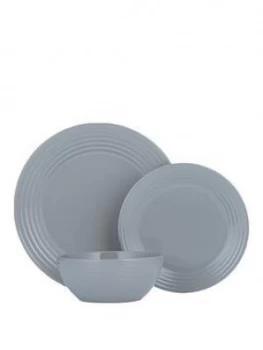 Image of Typhoon Grey Living 12 Piece Dinner Set