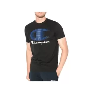 Image of M Champion Logo T Shirt Black