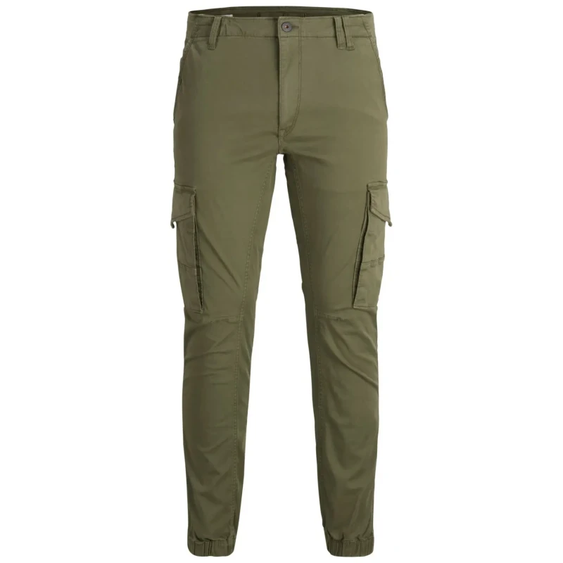 Image of Jack & Jones JJIPAUL JJFLAKE AKM Cargo Trousers olive W30L34 Men