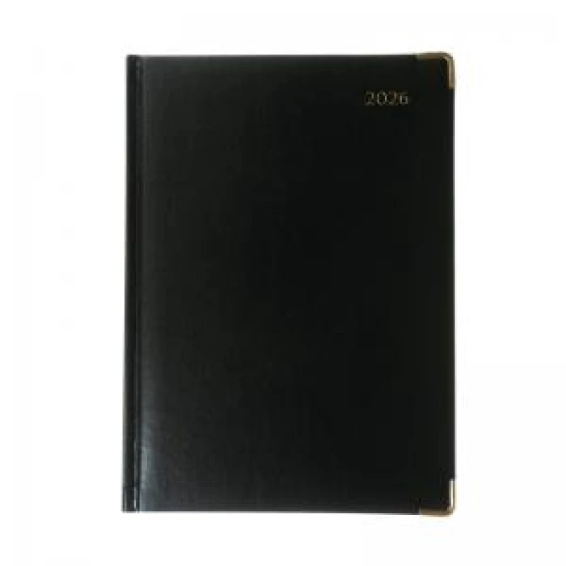 Image of Collins Manager Diary Day Per Page Appointment Black 2026 1200V26