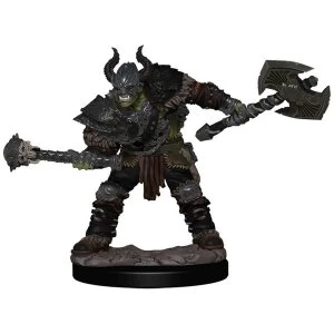 Image of Pathfinder Battles - Male Half-Orc Barbarian Pre-painted Figure