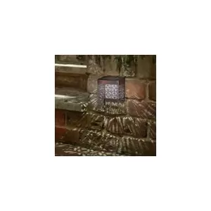 Image of Set of 6 Damasque Stake Light Bronze Solar Powered Stake Lights Garden Outdoor Path Decking Patio Border Lawn Lighting