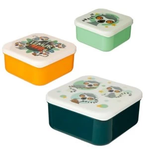 Image of Set of 3 Lunch Boxes - Lemur Mob