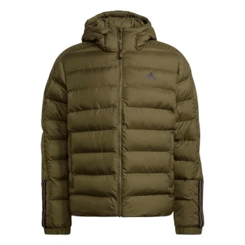 Image of adidas Itavic 3-Stripes Midweight Hooded Jacket Mens - Focus Olive