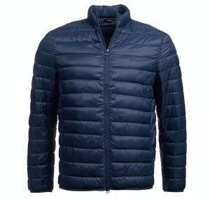 Image of Barbour Mens Penton Quilted Jacket Navy Medium