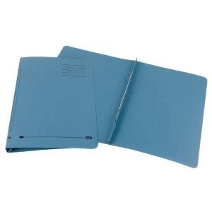 Image of Elba Flat Bar File 20mm Capacity Foolscap Blue Pack of 25 100090154