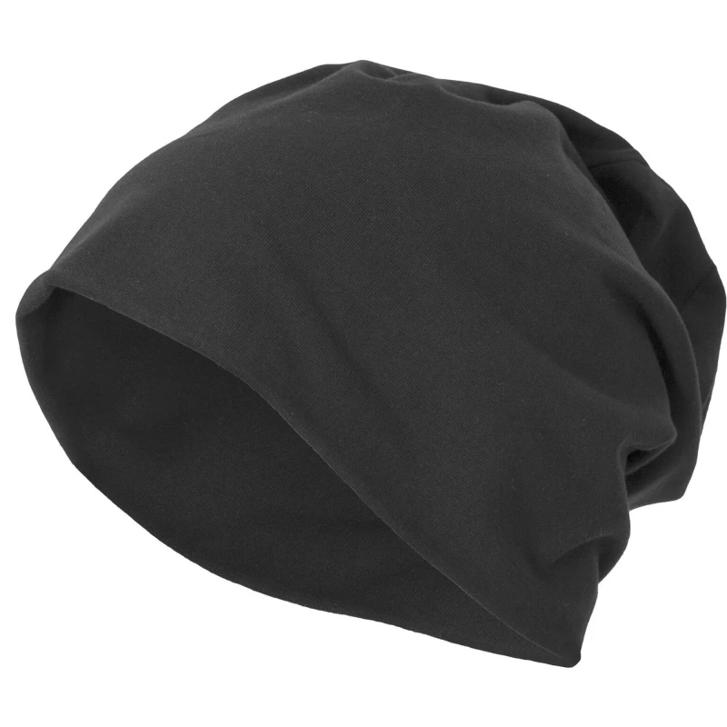Image of Build Your Brand Jersey Beanie in Charcoal Charcoal Unisex One Size