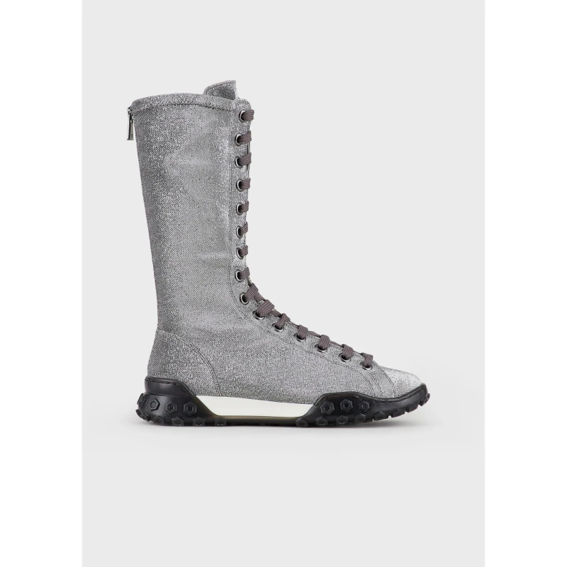 Image of Emporio Armani Emporio Tall Snkers - Grey Grey 2