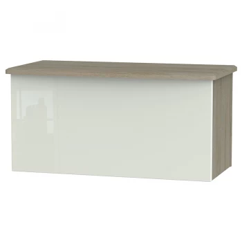 Image of Robert Dyas Kirkhill Ready Assembled Blanket Box - Taupe Cedar