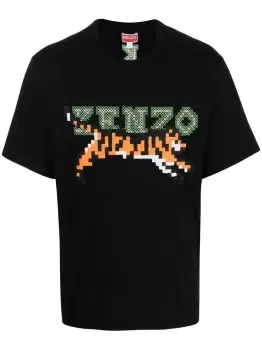 Image of KENZO Pixel T-Shirt Black
